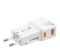 Mobile Origin Travel adapter 25W EU/US/UK/AU white - 1275921 - zdjęcie 5